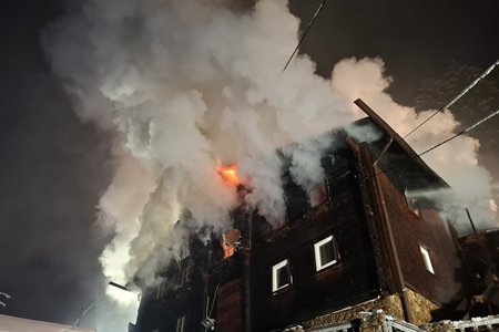 Unterstützung bei Großbrand in Kappl-Holdernach