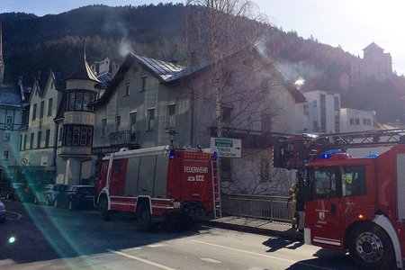 Brandalarm in der ehemaligen Metzgerei Zangerl