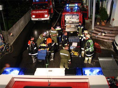 Großbrand in Pfunds