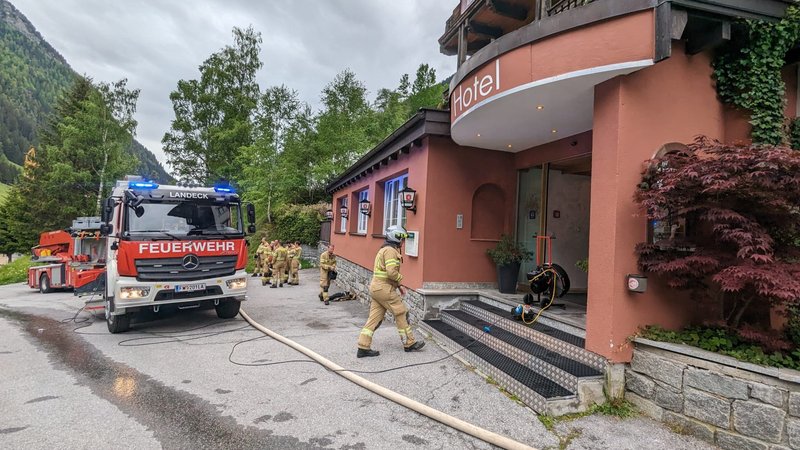 Saunabrand in einem Hotel im Kaunertal