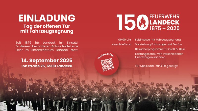 Einladung zum großen Jubiläumsfest