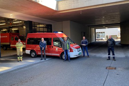 Feuerwehr Landeck übergab gebrauchtes MTF an die Gemeinde Lipik in Kroatien