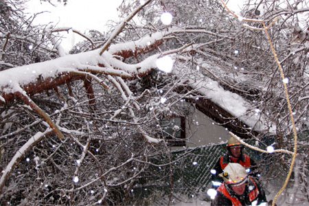 Mehrere Einsätze aufgrund des starken Schneefalles