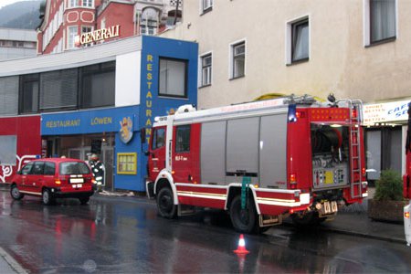 Ein starkes Gewitter ging über Landeck nieder