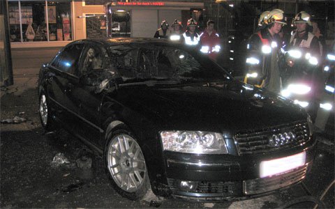 PKW-Brand in Landeck