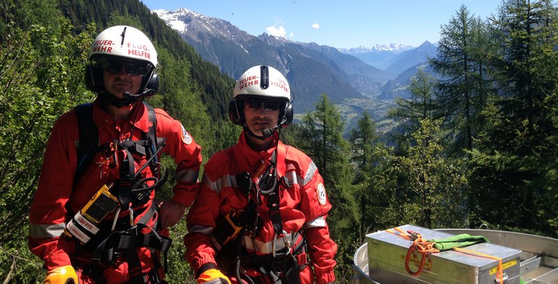 Blitzschlag führte zu Waldbrand oberhalb von Kappl