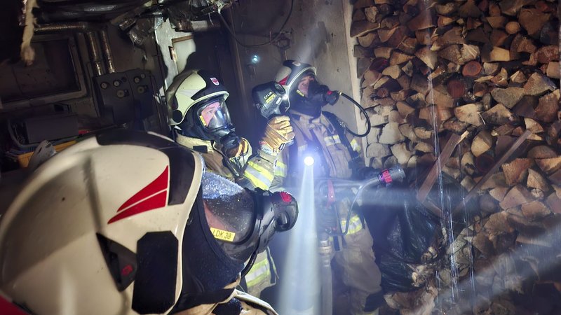 Kellerbrand in Perjen