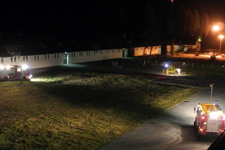 Feuerwehr Landeck organisiert eine Nachtlandeübung